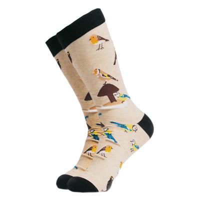 Vogelmuster Neuheit Baumwollsocken für Erwachsene Image