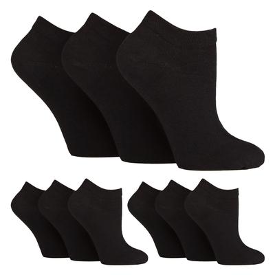 9er Pack Damen Diabetiker-Traingsocken | Weite Knöchelsocken für geschwollene Füße Image