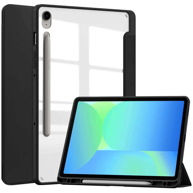 Transparente Rückseite Tablet Abdeckung Für Samsung Galaxy Tab S10 FE 10,9 zoll Fall SM-X520 X526B Funda Für Galaxy Tab S10FE Abdeckung Image