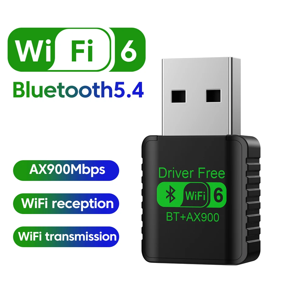 2 in 1 900M USB Wifi Drahtlose Netzwerk Karte 5G/2,4G USB 3,0 Bluetooth 5,4 wifi Adapter Dual Band Für PC Laptop Win10 Image