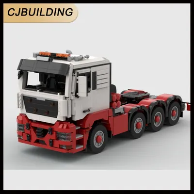 2490PCS MOC Bausteine Lkw 8x4 Modell DIY Montieren Ziegel Transport für Spielzeug Anhänger Sammeln Geschenke MOC- 159775 Image