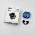 Cuffie wireless X77 con gancio auricolare Bluetooth 53 e custodia di ricarica, suono Hi-Fi per giochi sportivi e attività all'aperto