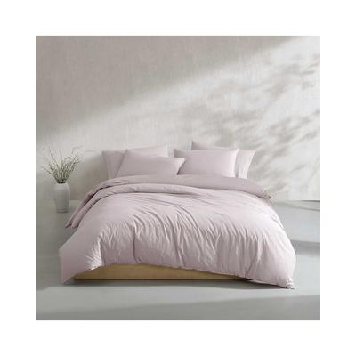 Calvin Klein 200 Thread Count Washed Percale Cotton Duvet Cover Set