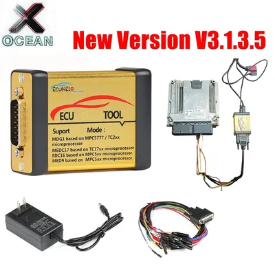 New Version V3.1.3.5 ECUHELP ECU Bench Tool Version License and Online Supports MDG1MEDC17 Simos