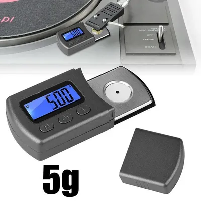 Portable LCD Digital Turntable Stylus Force Scale Meter Gauge Backlight High Precise For LP Vinyl