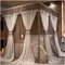 Summer Bed Canopy Mosquito Net, Princess Bed Curtain Canopy Mosquito Net for Girls Boys Adult with