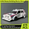 Velocità Hypercar Modello MOC Mattoni da costruzione Rally Racing Delta S4 Tecnologia modulare Regali Vacanza Assemblare Giocattoli per bambini Vestito