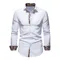 Camicia da uomo con colletto camicie bianche camicie da uomo a maniche lunghe da uomo 2023 Polo da