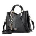 Borsa da donna in pelle brillante di alta qualità borsa di Design di lusso borsa da donna con manico superiore borsa a tracolla borsa a tracolla da donna