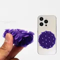 Supporto bifacciale per telefono cellulare universale antiscivolo per auto con ventosa in silicone portatile adesivo posteriore