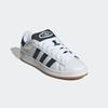Sneaker ADIDAS ORIGINALS "CAMPUS 00S", Gr. 39, cloud weiß, night indigo, gold metallic, Leder, Textil, sportlich, Schuhe