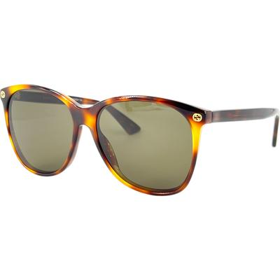 Gucci Accessories | Gucci Gg0024s Womens Sunglass 002 Havana W Dark Brown Lenses | Color: Brown | Size: 58-16 140 Mm B: 52 Mm