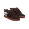 Sneaker DC SHOES "Court Graffik", Gr. 11,5(45), braun, gum, 57.05% Leder, 28.2% Synthetikmaterial, 13.87% Polyester, 0.88% Textil, Schuhe