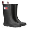 Gummistiefel TOMMY HILFIGER, Kinder, Gr. 30, schwarz, Gummi, modisch, Schuhe, Regenstiefel, Matschstiefel mit Logo