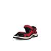 Trekkingsandale ECCO "OFFROAD", Damen, Gr. 39, rot, Nubukleder, Textil, sportlich, Schuhe, Outdoorschuh, Sommerschuh, Freizeitsandale, in sportlicher Optik