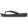 Zehentrenner FITFLOP "iQUSHION MULTI-CRYSTAL", Damen, Gr. 36, schwarz, Synthetik, modisch, Schuhe, Sandale, Flats, Pool Slides mit Schmucksteinen verziert