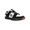 Sneaker DC SHOES "Lynx Zero", Gr. 10(43), schwarz-weiß (weiß, schwarz, weiß), 50.51% Leder, 39.8% Synthetikmaterial, 9.69% Polyester, Schuhe