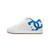 Sneaker DC SHOES "Court Graffik", Gr. 7(39), off, weiß, grau, 57.05% Leder, 28.2% Synthetikmaterial, 13.87% Polyester, 0.88% Textil, Schuhe