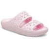 Badepantolette CROCS "Classic Floral Cut Out Sandal", Damen, Gr. 36, rosa, Croslite, geblümt, casual, Schuhe, Sandale, Sommerschuh, Pool Slides mit genoppter Innensohle