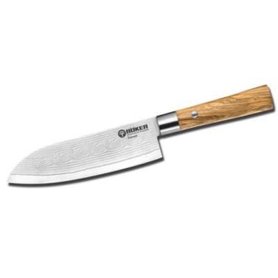Boker Solingen Damascus Olive Santoku 130437DAM