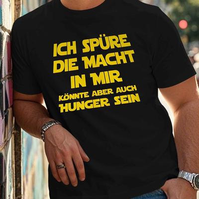 TEMU Fun German Crinkle Plus Size Men's T-shirt Image
