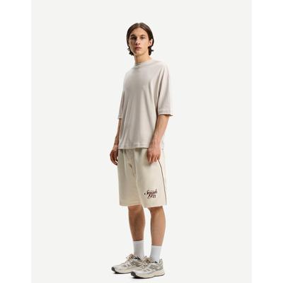 Bershka Technical Jogger Bermuda Shorts Men Xs Sand