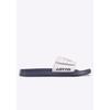 Badesandale LOTTO, Gr. 41, blau (navy, weiß), Synthetik, sportlich, Schuhe, mit Klettverschluss für eine perfekte Passform