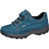 Trekkingschuh WALDLÄUFER "HOLLY", Damen, Gr. 6,5, blau, Nubukleder, Textil, unifarben, sportlich, Schuhe, Outdoorschuh, Wanderschuh, Tex-Schnürschuh in Komfortweite H