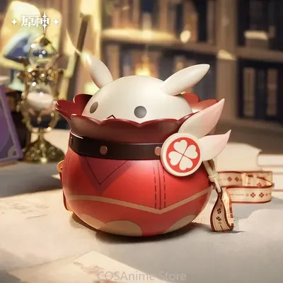 Official MIHOYO Game Genshin Impact Klee Kawaii Bomb Popcorn Bucket Cosplay Shoulder Bag Crossbody Girls Water Cups Gift