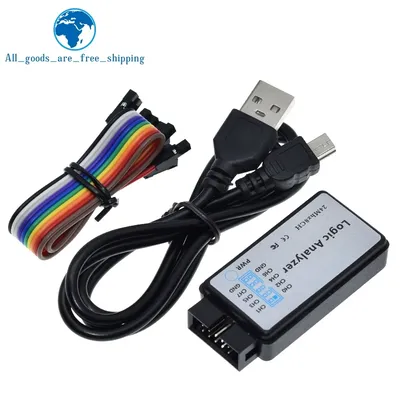 TZT USB Logic Analyzer 24MHz 8 Channel 24M/seconds Logic Analyzer Debugger For ARM FPGA Logic