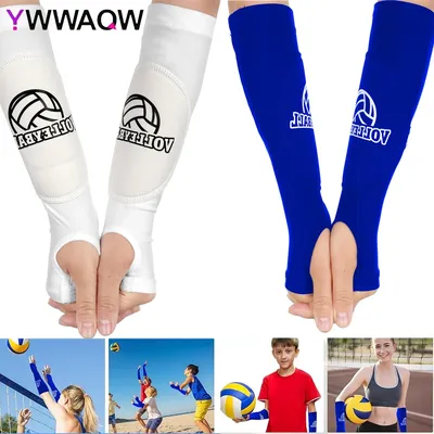 1 Pair Volleyball Arm Sleeve Gloves Forearm Compression Test Training Basketball Wrist Support Brace