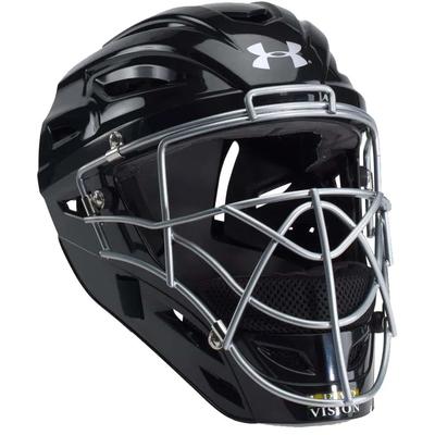 Under Armour Victory Series Youth Baseball Catcher's Helmet - Re-Packaged Black