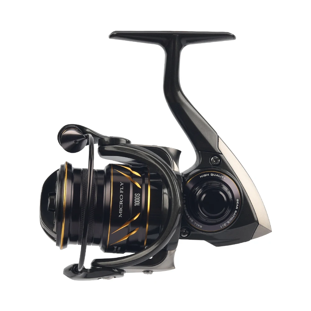 Kingdom Angelrolle Micro Fly Pro Spinning 160 g Ultraleichte 8+1 abgedichtete Lager 8 kg Max Drag 5,2:1 Übersetzungsverhältnis Angelrolle Image