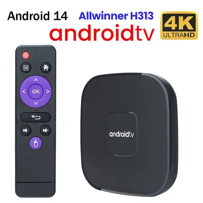 Q96 A1 TV Box Android 14 Allwinner H313 Unterstützung HD 4K H.265 WiFi 4G Smart TV Box 3D Media Player Set Top Box IPTV
