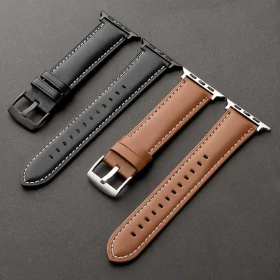 PU-Lederarmband für Apple Watch Band 44 mm 45 mm 41 mm 40 mm 42 mm 46 mm Correa-Armband iWatch-Serie Image