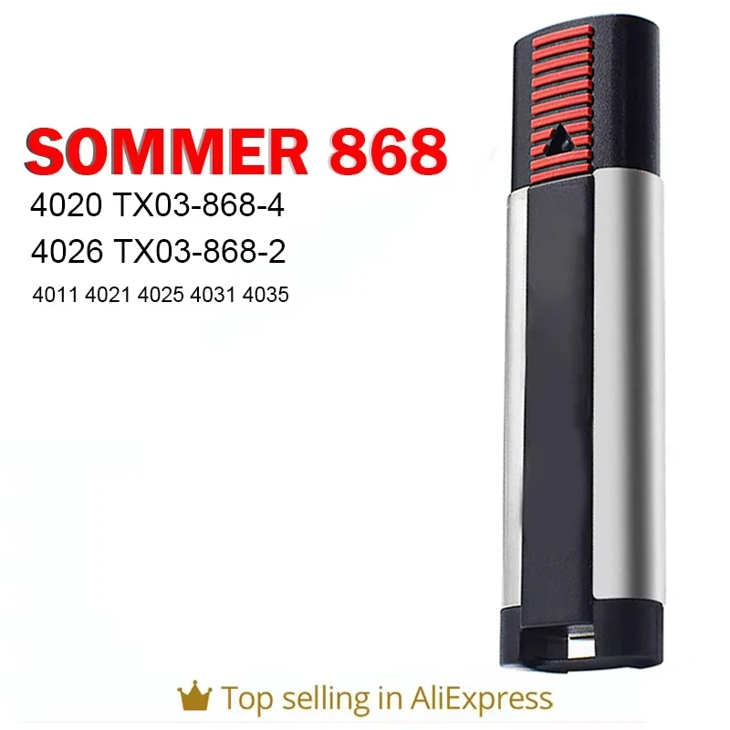 Pilot SOMMER Funkfernsteuerung 868 MHz 4020 Tx03 868 2 4 4031 4025 4011 4035 4026 TX03-868-2 APERTO 4021 4025 für Torgarage Image