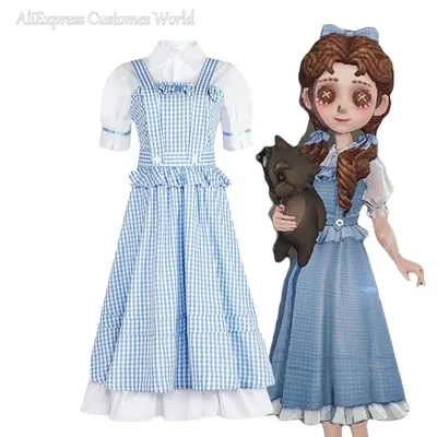 Spiel Identität v kleines Mädchen Dorothy Kleid Cosplay Kostüm für Frauen niedlichen Picknick Image
