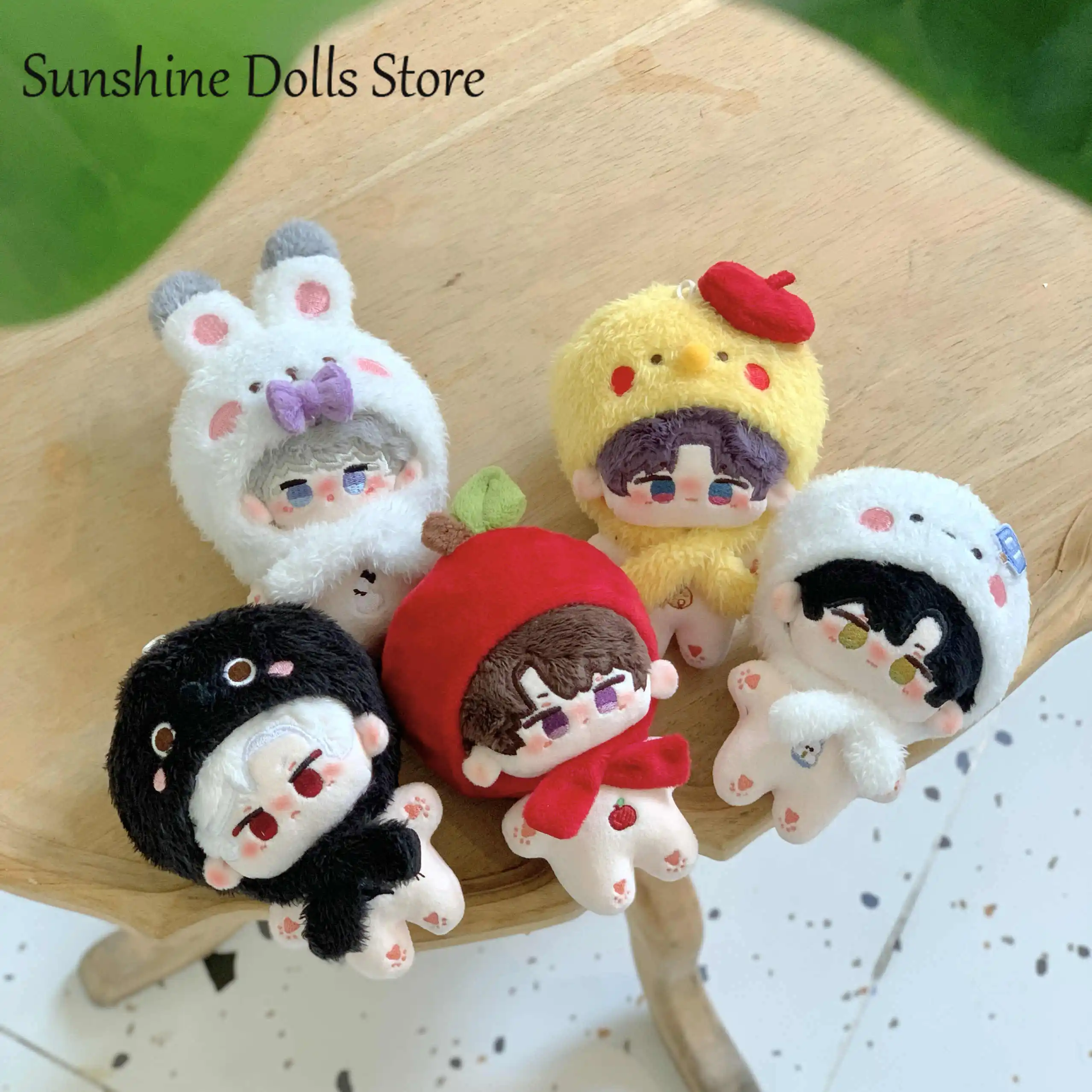 Game Love and Deepspace Caleb Xavier Zayne Sylus Rafayel Plüschtiere für 10 cm Puppenhüte, Hut, Mütze, Kopfbedeckung, Kopfkappen, Anziehkleidung Image