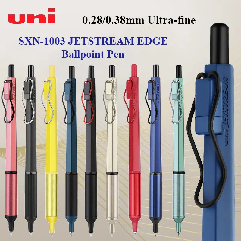 Uni SXN-1003 JETSTREAM EDGE Kugelschreiber Ultrafeiner Luxus-Herrenstift, Anmerkungen mit kleinem Wort, feines japanisches Briefpapier Image