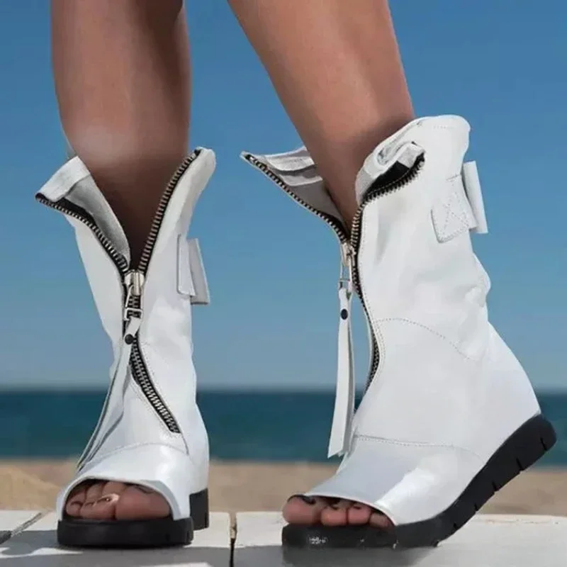 2025, Frühling und Herbst, neue Damen-Sandalen, einfacher Komfort, Damen-Schuh, vielseitig, leicht, Damen-Einzelstiefel, lässige Damen-Lederschuhe Image