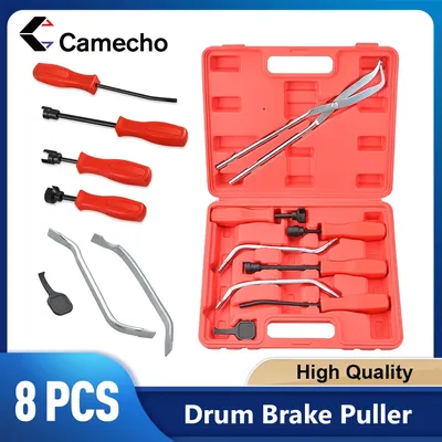 Camecho Drum Brake Puller Kit Drum Brake Master Tool robust für die Reparatur von Brems Service Tool Spring Installer und Remover Plies
