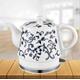 Electric Ceramic Cordless Blue And White Porcelain Kettle - Quickly Boil Water for Tea, Coffee, Soup And Oatmeal - Ceramic Electric Kettle