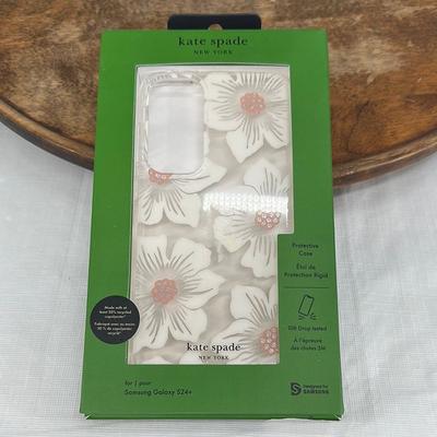 Kate Spade Cell Phones & Accessories | Kate Spade Phone Case Samsung Galaxy S24+ Floral Clear Protection | Color: Pink/White | Size: Os