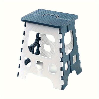 TEMU Folding Stool, Portable Bench In Beige, Lightweight & , Ideal For Indoor/outdoor Use - Camping, Resting, And More, Camping Gear | Modern Stool Design | Lightweight Bench