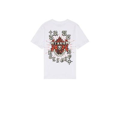 Shining Crest Tee - White - True Religion T-Shirts