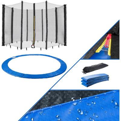 AREBOS Trampolin Randabdeckung und Netz Ersatznetz Sicherheitsnetz Gartentrampolin Trampolinnetz Image