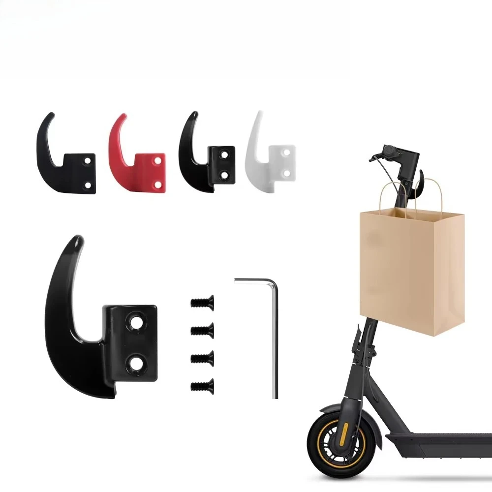 Aufhänger Haken Schrauben Elektroroller Aufbewahrungshaken für Segway Ninebot MAX G30 G30D Skateboard Hängetaschen Klaue gebogenes Zubehör Image
