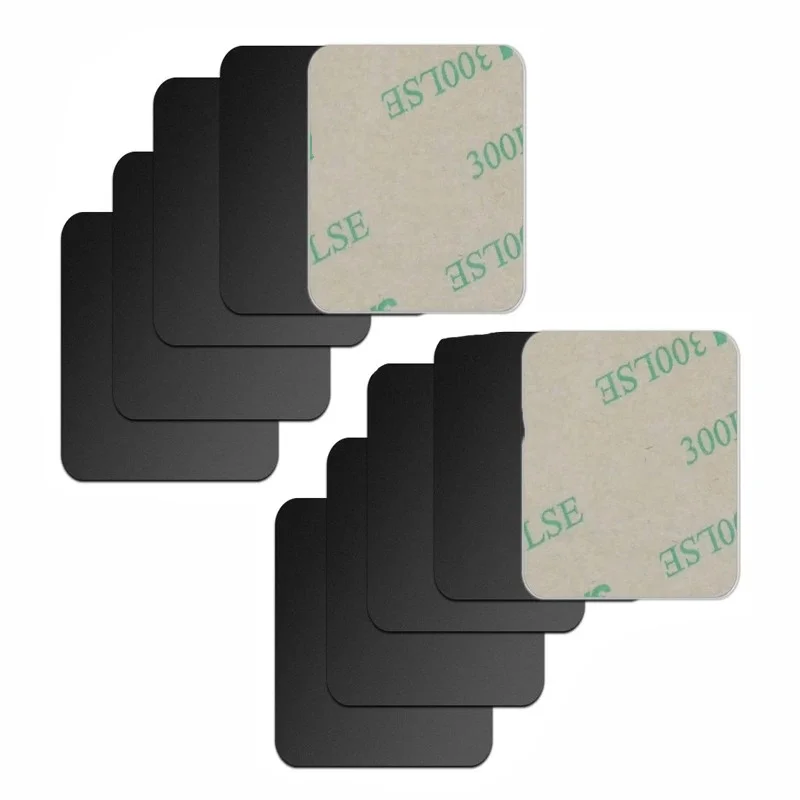 2/5/10 Stück Handy-Metallplatten für Magsafe Handyhalter Eisenblech im Auto Scheibenhalterung Aufkleber für iPhone 16 15 14 Xiaomi Image