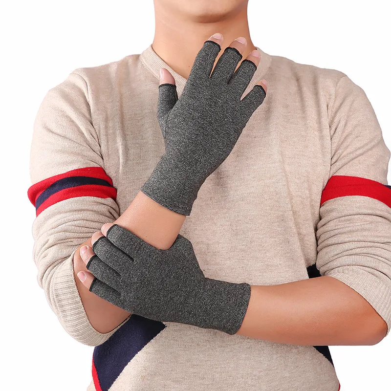 Kompression Arthritis Handschuhe Baumwolle Joint Pain Relief Handgelenk Unterstützung Hand Brace Frauen Männer Therapie Armband Kompression Handschuhe Image