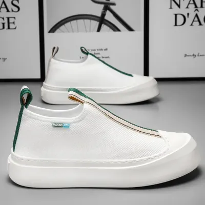 Non-sli Men's Casual Sneakers Thick Sole Sports Shoes Men for Flat Sports Running Shoes Trendy Comfortable High Top Men Shoes